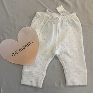 BabyGap NWT - White and Pink Infant pants